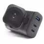 RealPower 450476 mobilās ierīces lādētājs Power bank, Viedpulkstenis, Planšete Melns AC Bezvadu uzlāde Ātrā uzlāde Iekštelpām