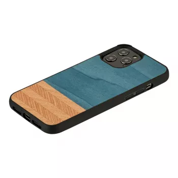 Telefona maciņš man and wood iPhone 12 Pro Max džinsa melns