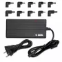 Strāvas adapteris/invertors IBOX IUZ90WA 90 W, ieeja 100–240 V, izeja 4.5 A, regulējams spriegums, iekštelpām, melns