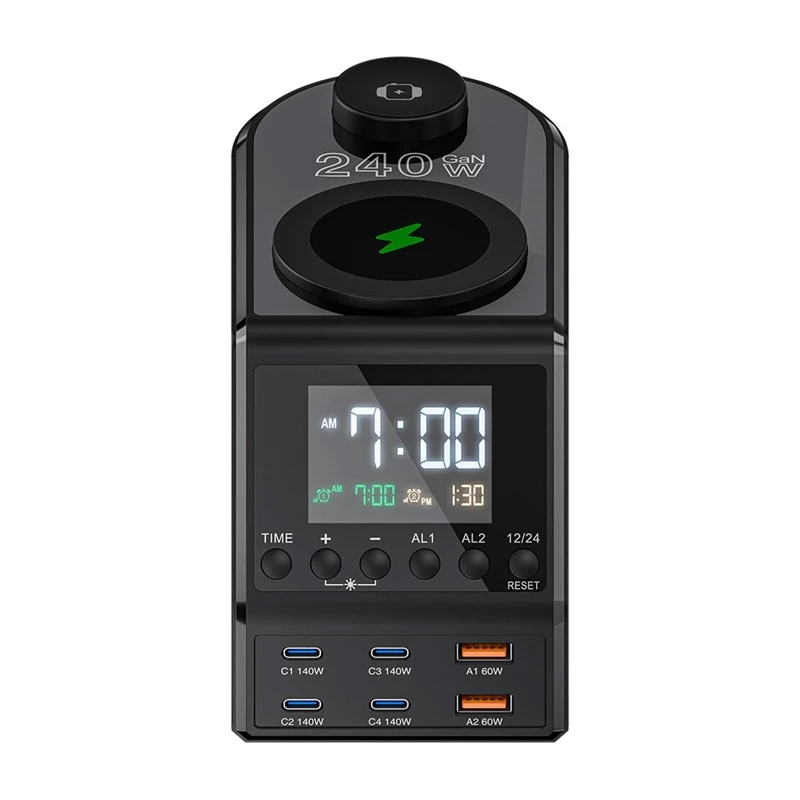Modinātājs BlitzWolf BW-FW10 ar 2×USB-A un 4×USB-C portiem