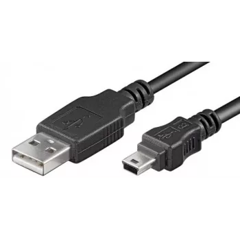 LogiLink USB pagarinātājkabelis USB A (tēviņš) uz Mini USB B (tēviņš) 1.8 m