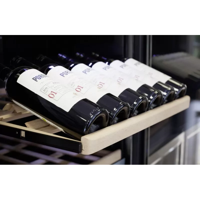 Caso WineChef Pro 40 vīna dzesētājs, 40 pudeles, kompresora tehnoloģija, melns