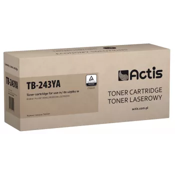 Actis TB-243YA tonera kasetne (aizstāj Brother TN-243Y; standarta; 1000 lappuses; dzeltena)