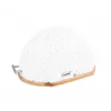 Maizes kaste Maestro MR-1678G ovāla, plastmasa un bambuss, 350×200×250 mm, bīdāms balts vāks