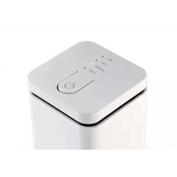 Aromas difuzors Stylies ELARA/WHITE — iztvaicēšanas, telpām līdz 25 m², 2 h taimeris, AC/baterija/USB, 1,3 W, 74×74×100 mm