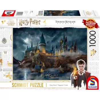 Thomas Kinkade Studios Wizarding World Harry Potter - Hogsmeade, Puzle 1000 gabali