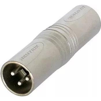 Neutrik NA3MM - Audio invertējošais adapteris - XLR3 (vītne) uz XLR3 (vītne)