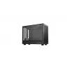 DeepCool CH160 PLUS R-CH160-BKNGM0-G kompakts (SFF) datora korpuss, Mini-ITX/Micro-ATX, rūdīts stikls, melns