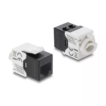 Delock 90794 Keystone modulis RJ45 uz LSA Cat.6 UTP ar fiksācijas skavu, bez kabeļa saites