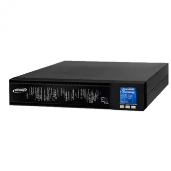 Infosec E3 Pro 1000 RT nepārtrauktās barošanas avots (UPS) Double-conversion (Online) 1 kVA 900 W 3 AC kontaktligzdas