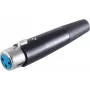 XLR savienotājs ShiverPeaks BS55025 melns korpuss — 3-pin audio mikrofona/linijas savienotājs