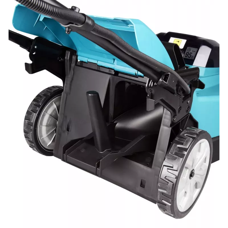 Makita DLM481Z zāles pļāvējs, stūmējzāģis, bez akumulatora, melns/zils/metālisks