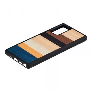Telefona maciņš Man and Wood Samsung Galaxy Note 20 — melns