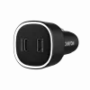 Auto lādētājs CANYON OnDrive 60 PD 60W 2xUSB-C — melns