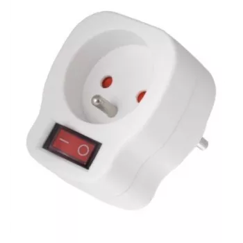 MACLEAN MCE13 kontaktligzda ar slēdzi