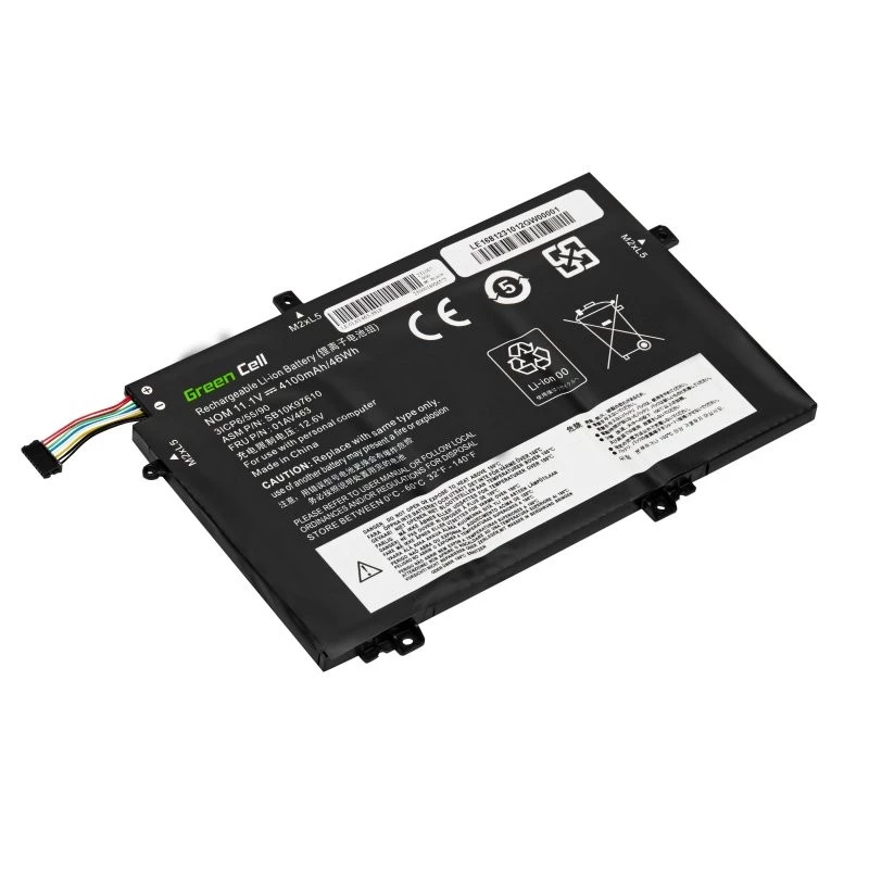 Akumulators Green Cell LE168 Lenovo ThinkPad L480 L490 L580 L590 L14 L15 Gen 1 Gen 2