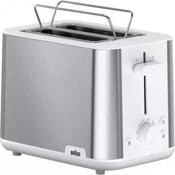 Braun HT 1510 8 2 šķēles 900 W Nerūsējošais tērauds, Balts