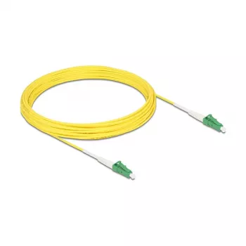 DeLOCK InfiniBand optiskās šķiedras kabelis 10 m LC LC/APC dzeltens