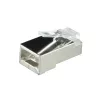 RJ45 savienotājs LogiLink MP0022 Melns Caurspīdīgs