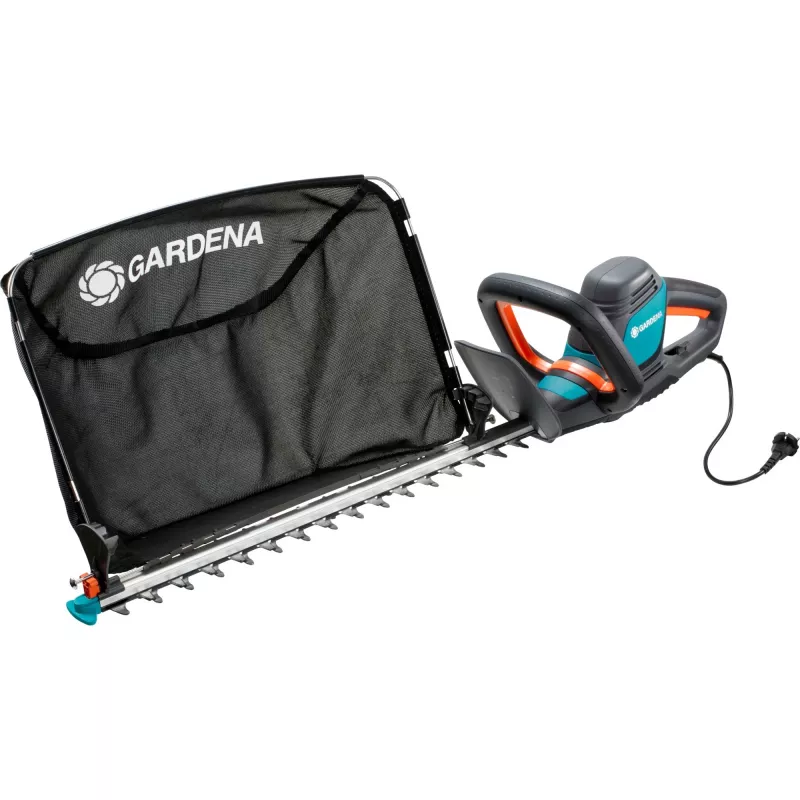 Gardena elektriskais dzīvžoga šķēres ComfortCut 550/50, 50 cm, dubultā asmens, 2,7 cm, oranžs, melns, zils, 2,6 m/s², 84 dB