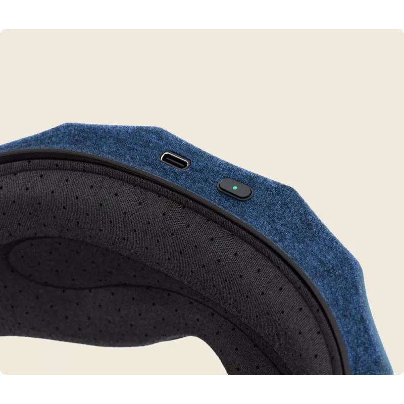 Therabody SleepMask sejas masieris Melns, Zils