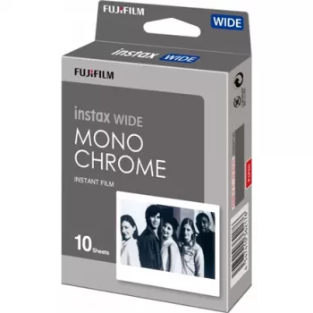 Fujifilm Instax Wide Monochrome WW 1 - Melnbalta momentfilma - instax mini - 10 ekspozīcijas (16564101)