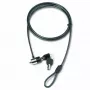 Dicota Security Cable T-Lock Value, atslēgas, 3x7mm slots