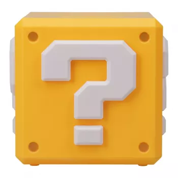 Krājkasīte Paladone Super Mario Jautājumu Bloka dizains