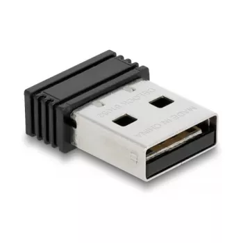 DeLOCK USB Dongle Bezvadu Svītrkodu Skeneris 2.4 GHz Melns USB A