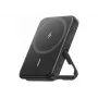 Pārnēsājamais akumulators Anker 322 MagGo — 5000 mAh, bezvadu 12 W, melns