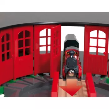 BRIO RAILWAY Pasaules Lielā Lokomotīvju Dzelzceļa Stacija 33736