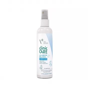 Kondicionieris VETEXPERT Clinic Care Balance 150 ml — veterinārs apmatojuma kondicionieris suņiem un kaķiem, 150 ml
