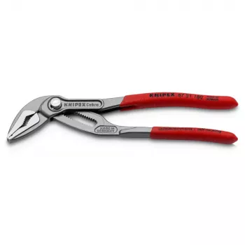 Ūdenssūkņu knaibles Knipex Cobra ES 87 51 180 SB – regulējama spīle 0–45 mm