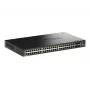 D-Link 52-Portu Gigabitu Sakraujams PoE+ Viedais Slēdzis ar 4 x 10G SFP+ Portiem