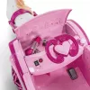 Huffy elektriskā Disneja princeses kariete ar zirgu 6 V rozā