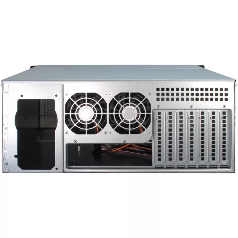 Servera korpuss Inter-Tech 4U-4408 Rack Melns, Sudrabs