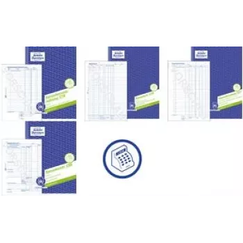 Kases atskaišu bloks AVERY Kassenbestandsrechnung A5, 1 lapa uz kopiju, modelis 1218