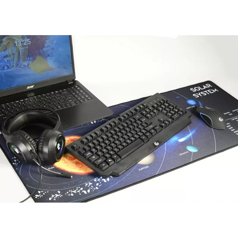 Gembird MP-SOLARSYSTEM-XL-01 Gaming pelējuma paliktnis īpaši liels Kosmoss 350 x 900 mm