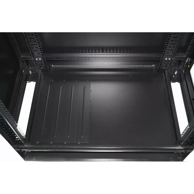 Brīvi stāvošs statīvs Extralink Rackmount skapis 27U 800x800 Melns 600 kg ietilpība