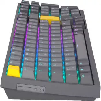 Celeris 1800, spēļu tastatūra pelēka, DE izkārtojums, ENDORFY Yellow by Gateron
