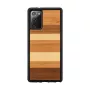 Aizsargmaciņš Samsung Galaxy Note 20, man and wood — melns