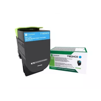 Lexmark 71B2HC0 toneru kasetne 1 gab. Oriģināla Ciāna