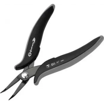 ESD pincete c.k tools T3892 45° saliekta 152 mm – antistatiska precīzijas pincete