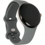 Google Pixel Watch AMOLED 41 mm viedpulkstenis, zelta korpuss, pelēka siksniņa
