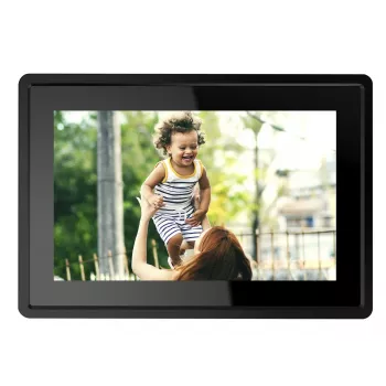 Denver PFF-1021BLACK digitālais foto rāmis Melns 25.6 cm (10.1 inch) Skārienekrāns Wi-Fi
