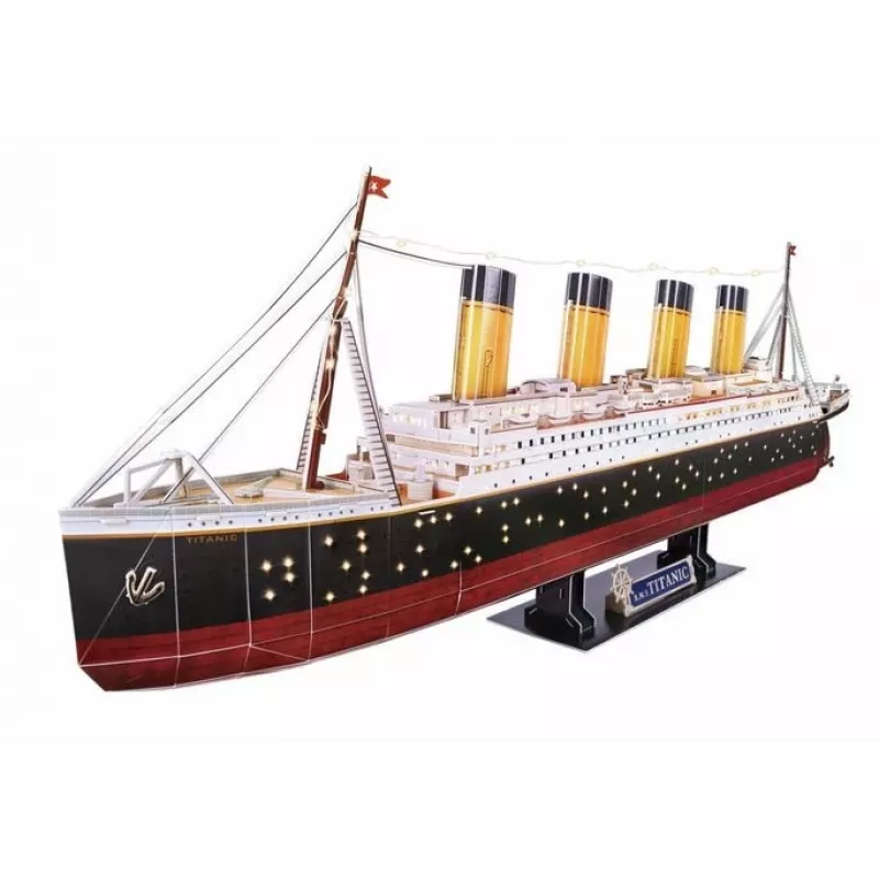 3D Puzle CubicFun Titanic LED