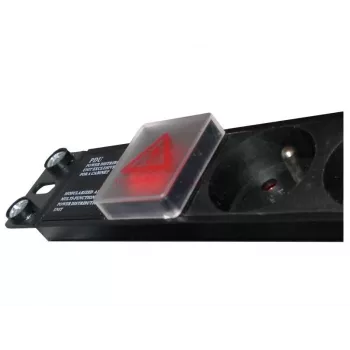 Alantec PZ071U pagarinātājs 1,8 m 7 kontaktligzdas iekštelpām Melns