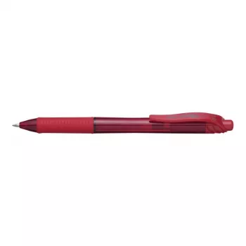 Pildspalva ar klipsi Pentel Energel X 1.0 Sarkana