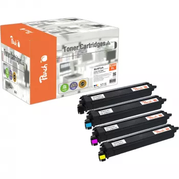 Peach Toner Brother TN-248XL DCP-L-3520 MultiPack ar jaunu mikroshēmu - saderīgs