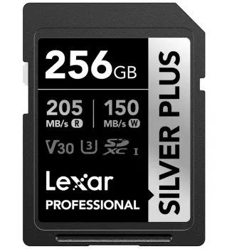 Atmiņas karte Lexar 256GB UHS-I SDXC SilverP